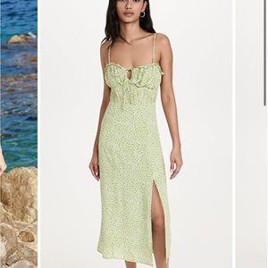 ASTR the label lime green dress
